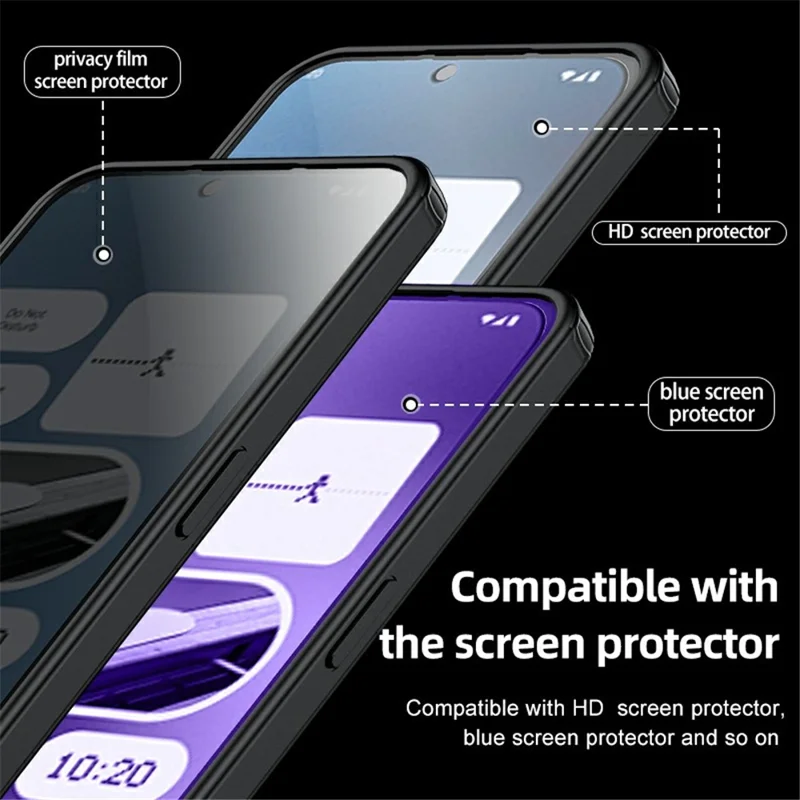 For Nothing Phone (2a) Plus / Phone (2a) Cell Phone Case TPU + PC Anti-Scratch Mobile Phone Cover - Transparent