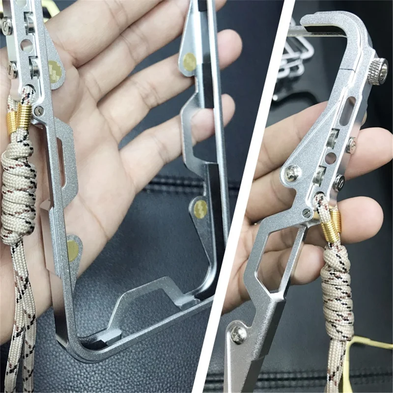 For Honor X8a 4G Case Aluminium Alloy Shockproof Phone Cover Mechanical Arm - Silver