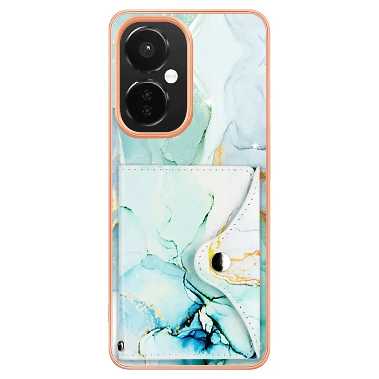 YB Leather Coating Series-9 for OnePlus Nord CE 3 Lite 5G / Nord N30 5G Kickstand Leather+TPU Phone Cover - 003 Green