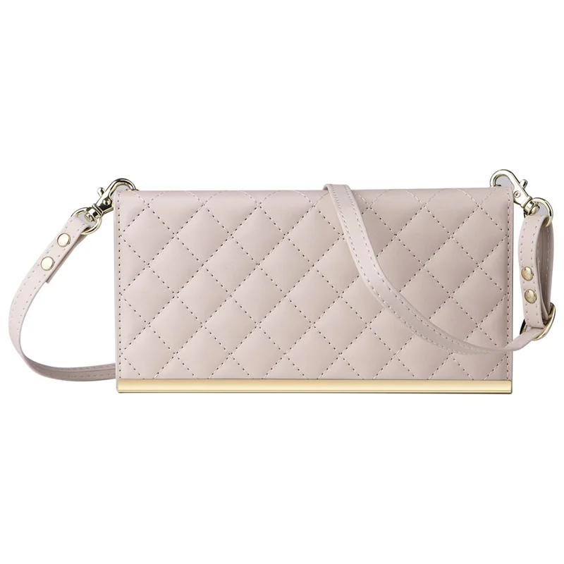 For Samsung Galaxy S23+ Wallet Case Anti-Drop PU Leather Phone Cover with Stand - Beige