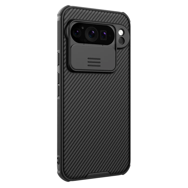 NILLKIN Camshield Pro Series for Google Pixel 9 Pro Case PC+TPU Slide Camera Lid Phone Cover - Black