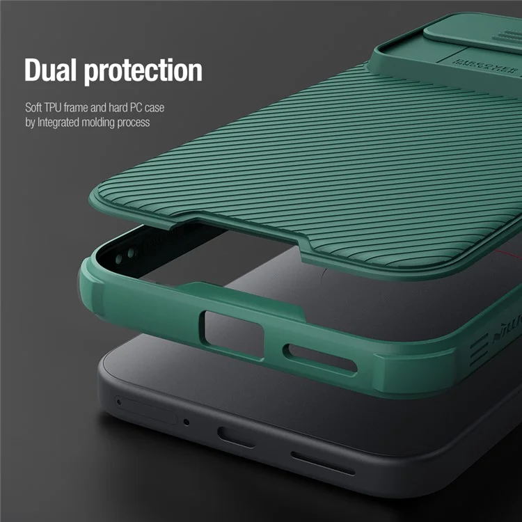 NILLKIN Camshield Pro Series for Google Pixel 9 Pro Case PC+TPU Slide Camera Lid Phone Cover - Black