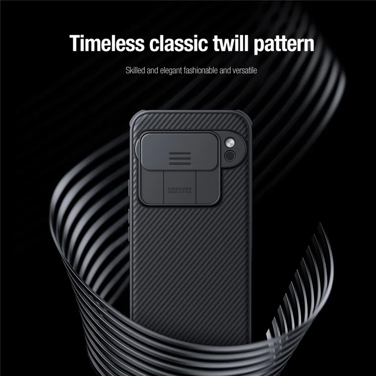 NILLKIN Camshield Pro Series for Google Pixel 9 Pro Case PC+TPU Slide Camera Lid Phone Cover - Black
