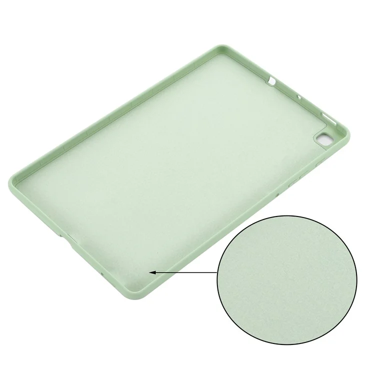 For Samsung Galaxy Tab S6 Lite (2020) / (2022) / (2024) Case Liquid Silicone Scratch Resistant Tablet Cover - Green