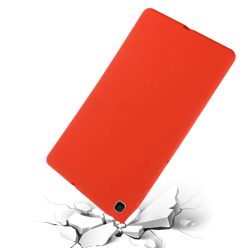 For Samsung Galaxy Tab S6 Lite (2020) / (2022) / (2024) Case Liquid Silicone Scratch Resistant Tablet Cover - Red