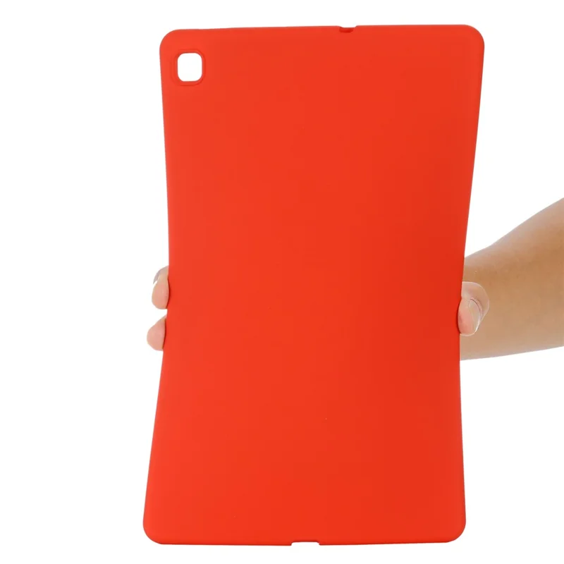 For Samsung Galaxy Tab S6 Lite (2020) / (2022) / (2024) Case Liquid Silicone Scratch Resistant Tablet Cover - Red