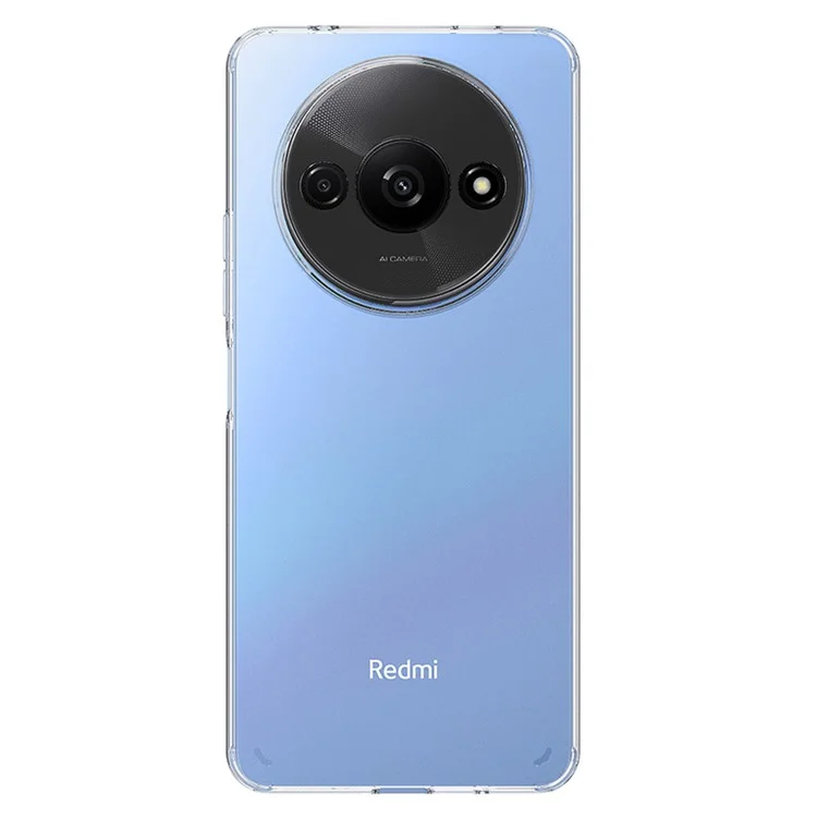Para Xiaomi Redmi A3 / Poco C61 4G / Funda de teléfono Poco C61 4G Cubierta clara resistente a los arañazos de TPU + Acrílico