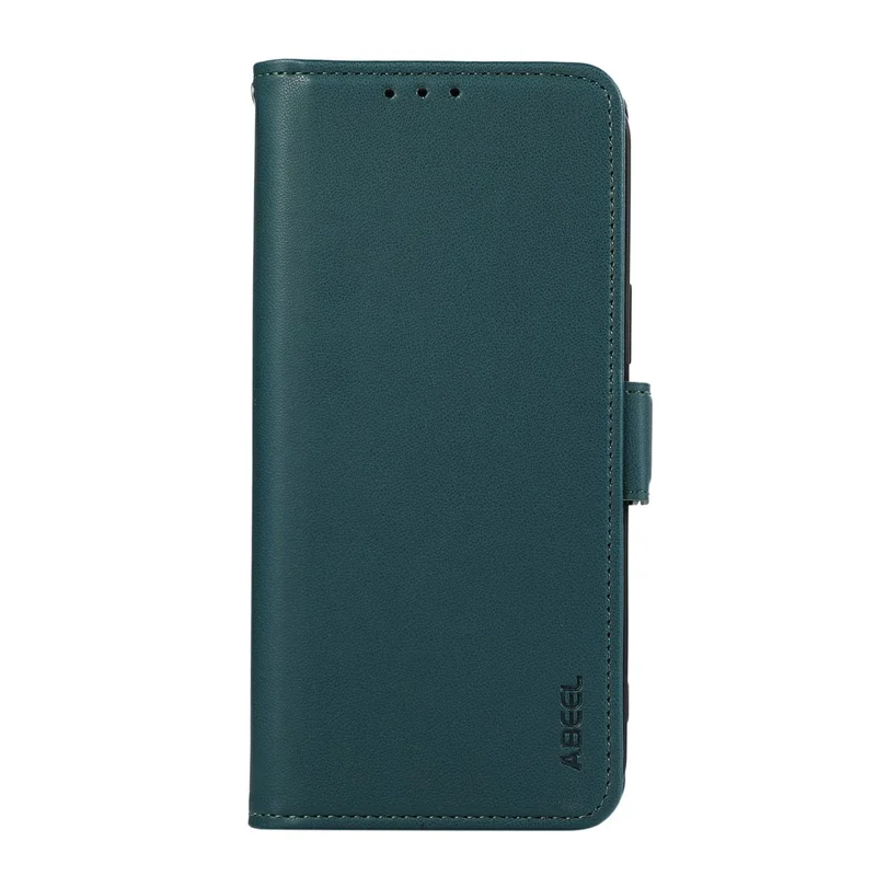 ABEEL For Samsung Galaxy S23 Ultra Leather Case RFID Blocking Wallet Flip Stand Phone Cover - Green