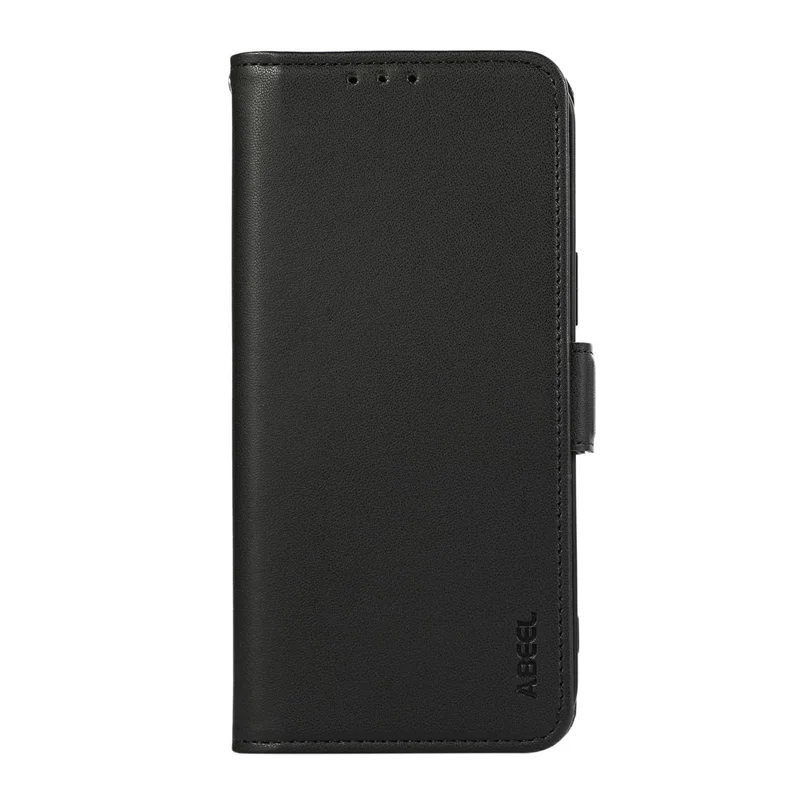 ABEEL For Samsung Galaxy S22 5G TPU+PU Leather Case Phone Stand Wallet RFID Blocking Phone Cover - Black
