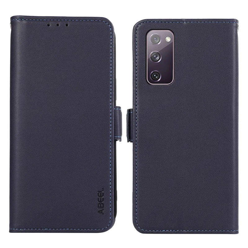 ABEEL Per Samsung Galaxy S20 FE / S20 FE 5G / S20 FE 2022 / S20 Lite Custodia Portafoglio in Pelle con Blocco RFID - Blu