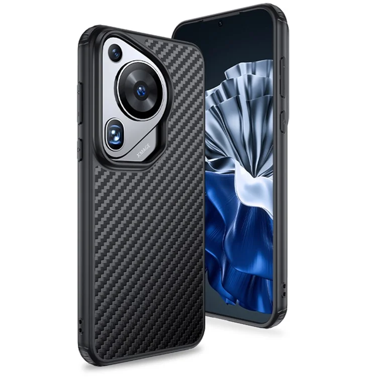 Para o Huawei Pura 70 Ultra Case Aramid Fiber Super Slim Phone Cover Compatível com Carregamento MagSafe