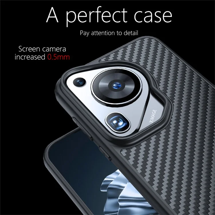 Para o Huawei Pura 70 Ultra Case Aramid Fiber Super Slim Phone Cover Compatível com Carregamento MagSafe