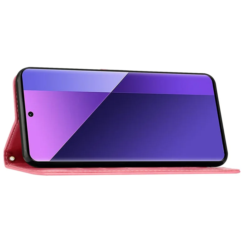 For Huawei nova 12 Pro 5G / nova 12 Ultra 5G Case PU Leather Wallet Butterfly Phone Cover - Pink