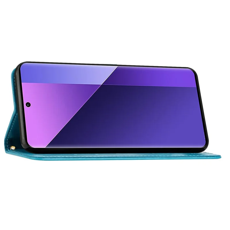 For Huawei nova 12 Pro 5G / nova 12 Ultra 5G Case PU Leather Wallet Butterfly Phone Cover - Blue