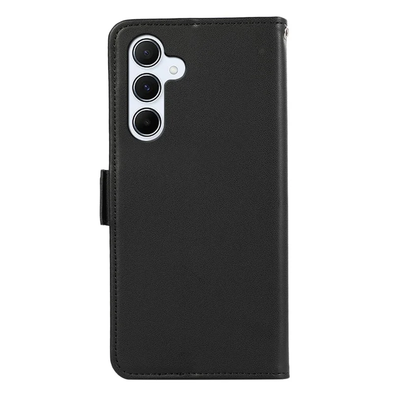 ABEEL For Samsung Galaxy A35 5G Folio Case RFID Blocking Stand Phone Protector - Black