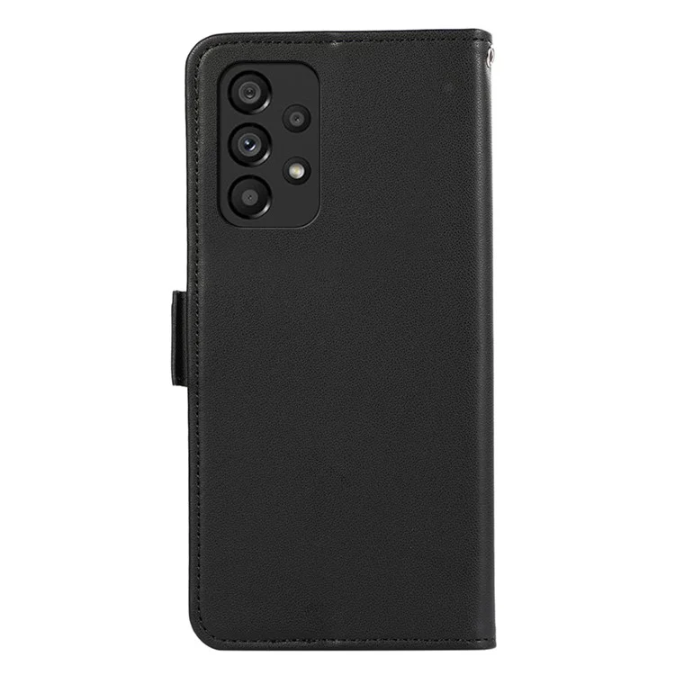 ABEEL For Samsung Galaxy A23 5G (Global Version) / A23 4G Чехол RFID Blocking Flip Кожаный Чехол для Телефона - Черный