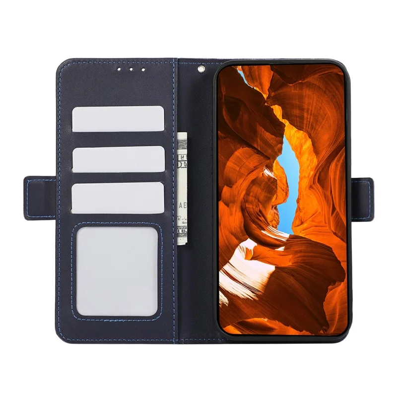 ABEEL For Samsung Galaxy A23 5G (Global Version) / A23 4G Case RFID Blocking Flip Leather Phone Cover - Blue