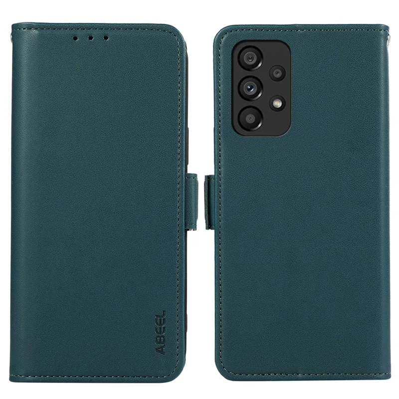 ABEEL For Samsung Galaxy A23 5G (Global Version) / A23 4G Case RFID Blocking Flip Leather Phone Cover - Green