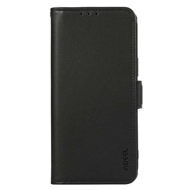 ABEEL For Samsung Galaxy A14 4G / 5G Leather Case RFID Blocking Wallet Stand Phone Cover - Black