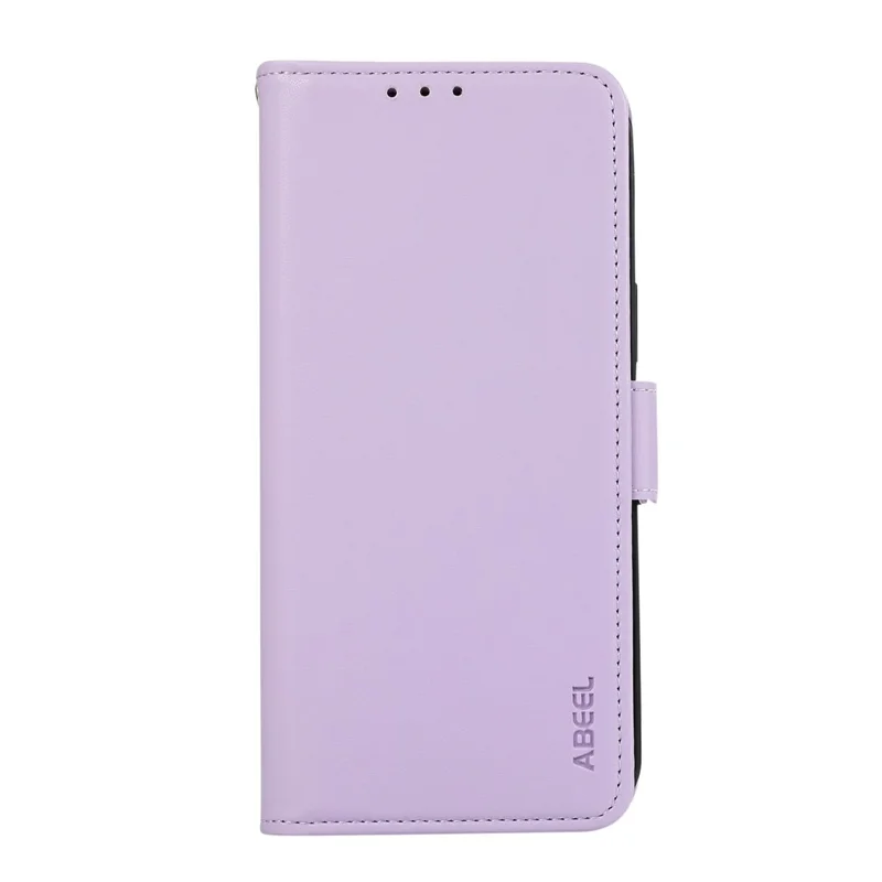 ABEEL For Samsung Galaxy A04 4G (164.4 x 76.3 x 9.1 mm) PU Leather Wallet Stand Case RFID Blocking Phone Shell - Purple