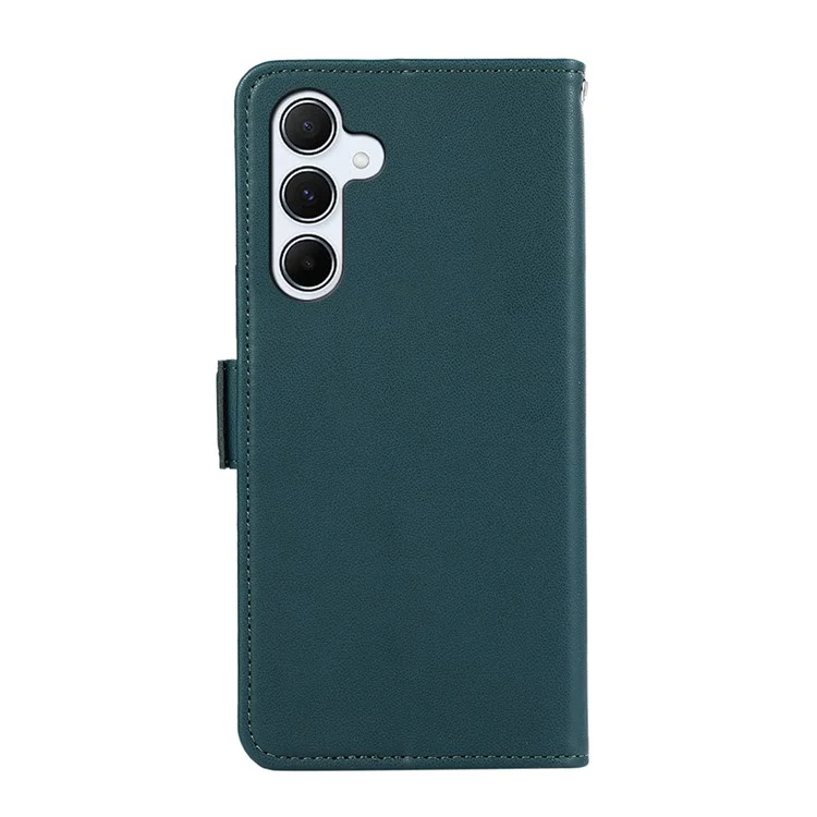 ABEEL para Samsung Galaxy A04s 4G (164,7 x 76,7 x 9,1 mm) / Funda de teléfono de cuero con bloqueo RFID para A13 5G - Verde