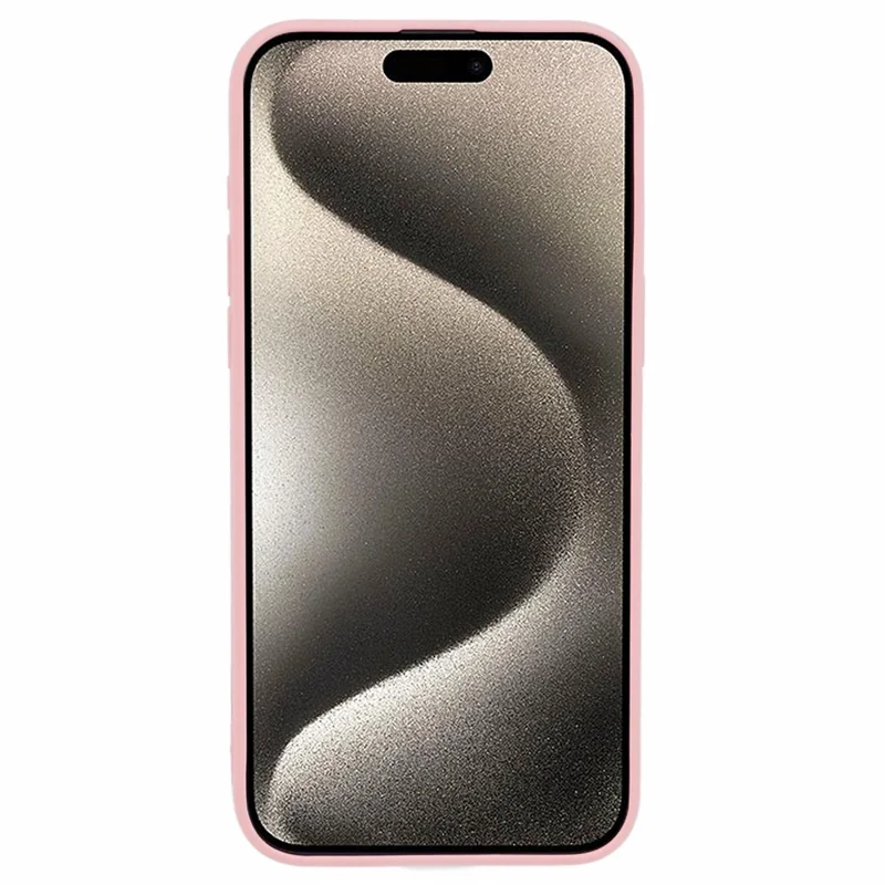 JTW Series For iPhone 15 Pro Max Shock-Absorbent TPU Case Down Jacket Design Phone Protector - Pink