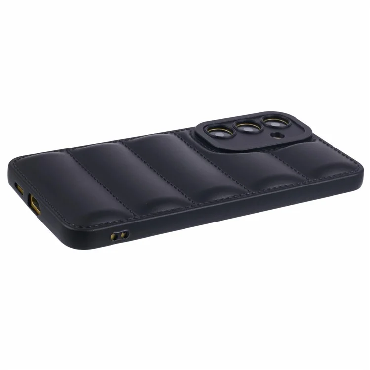 Capa TPU da Série JTW para Samsung Galaxy S24+ Shell Down Jacket à Prova de Choques - Preta