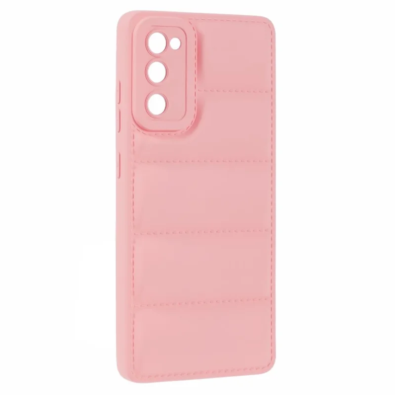 JTW Series For Samsung Galaxy S20 FE /  S20 FE 5G / S20 FE 2022 / S20 Lite Phone Case with Down Jacket Texture - Pink
