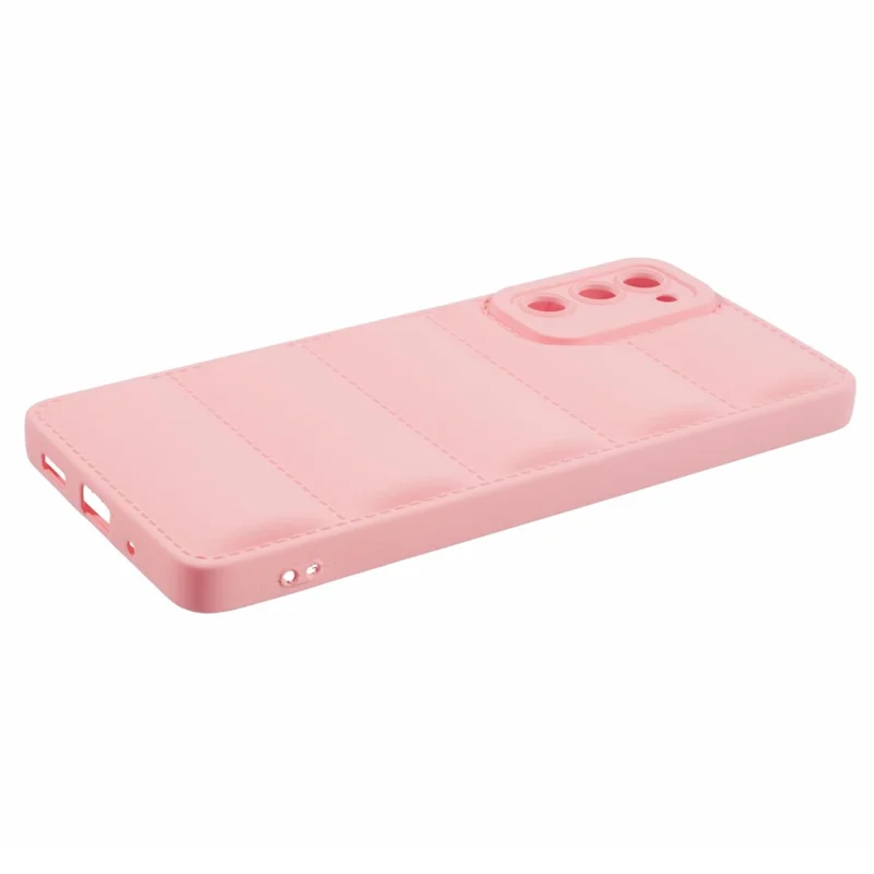 JTW Series For Samsung Galaxy S20 FE /  S20 FE 5G / S20 FE 2022 / S20 Lite Phone Case with Down Jacket Texture - Pink