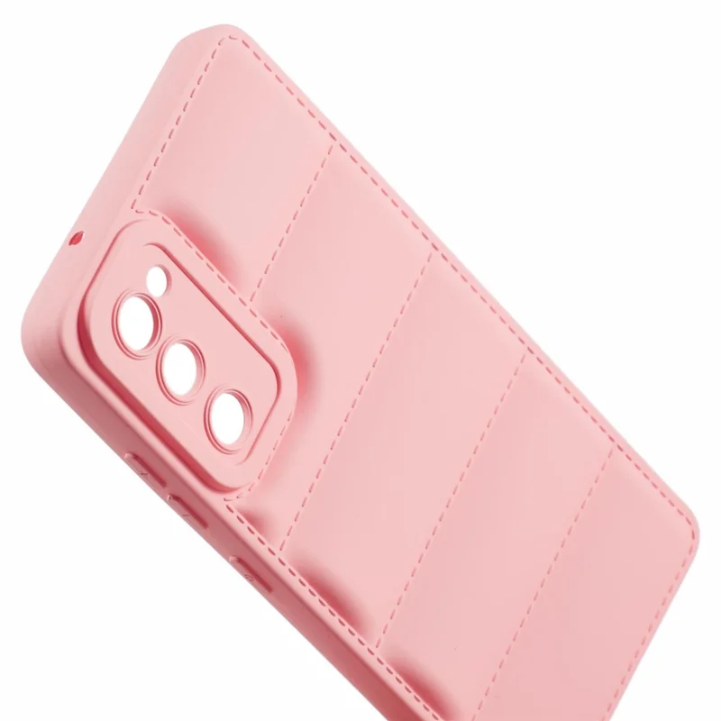 JTW Series For Samsung Galaxy S20 FE /  S20 FE 5G / S20 FE 2022 / S20 Lite Phone Case with Down Jacket Texture - Pink