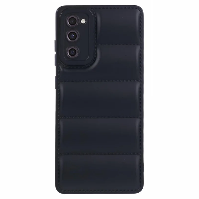 JTW Series For Samsung Galaxy S20 FE /  S20 FE 5G / S20 FE 2022 / S20 Lite Phone Case with Down Jacket Texture - Black