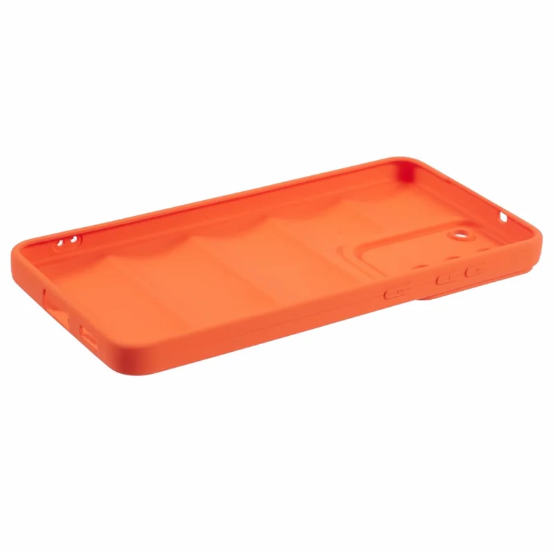 JTW Series For Samsung Galaxy S21 4G / 5G Case Down Jacket TPU Shockproof Phone Protector - Orange