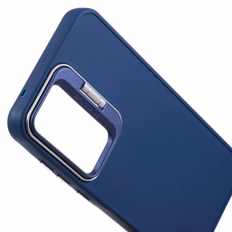 QH Series for Samsung Galaxy A15 4G / 5G Case Shockproof Silicone Phone Cover with Kickstand - Sapphire