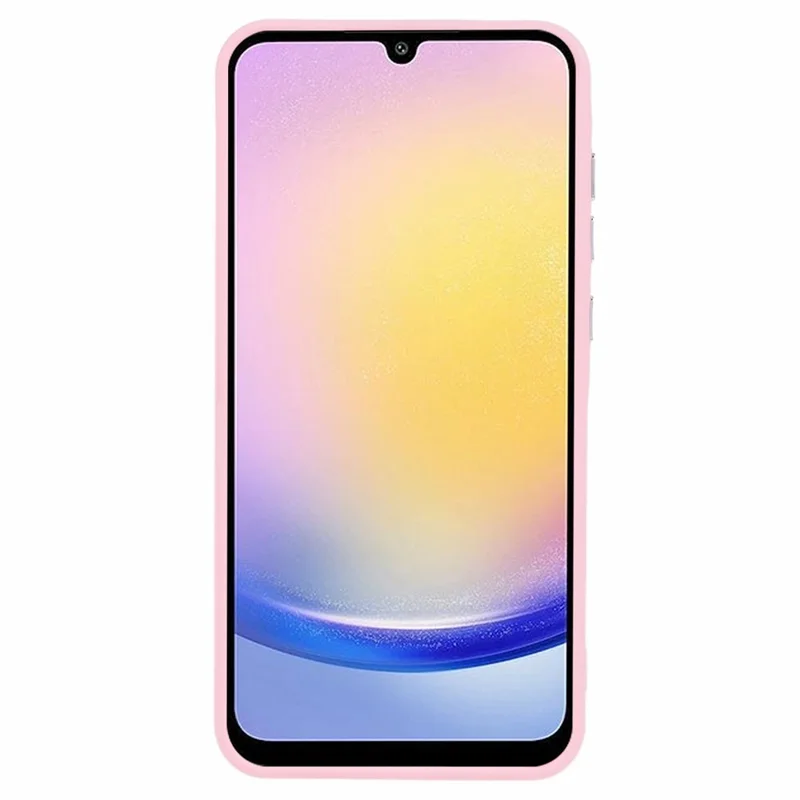 QH Series for Samsung Galaxy A15 4G / 5G Case Shockproof Silicone Phone Cover with Kickstand - Pink