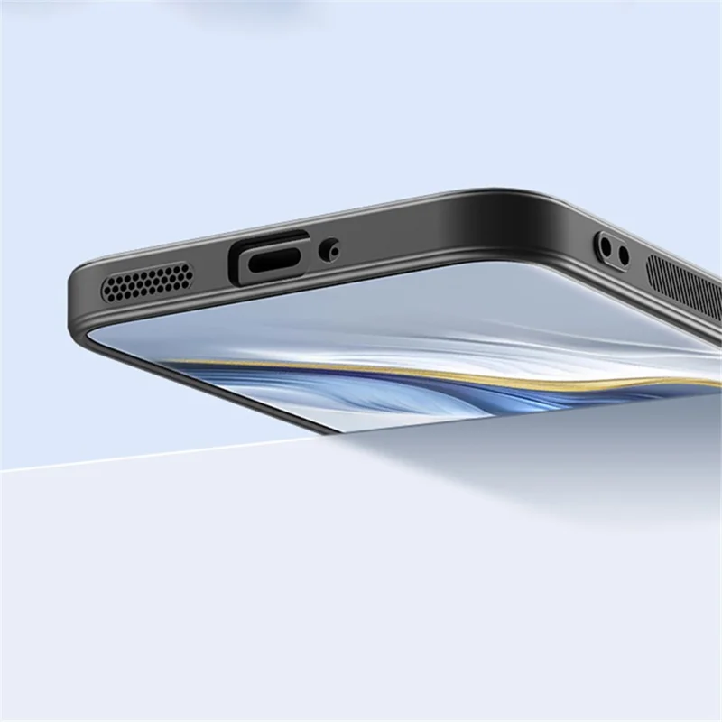 Для чести Magic6 5G ПК+ТПУ чехол для телефона Anti-drop Metal Lens Frame Phone Case - Зеленый