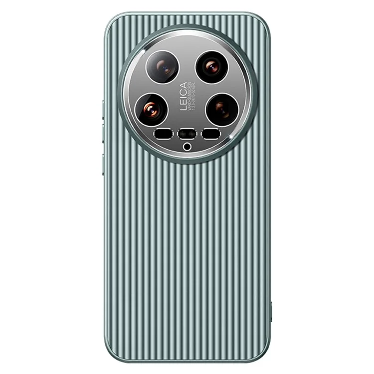 Für Xiaomi 14 Ultra Case Anti-drop PC+TPU Phone Protective Shell mit Metalllinsenrahmen - Grün