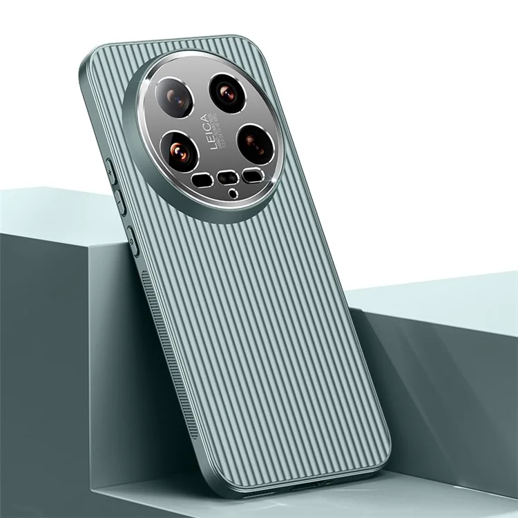 Für Xiaomi 14 Ultra Case Anti-drop PC+TPU Phone Protective Shell mit Metalllinsenrahmen - Grün