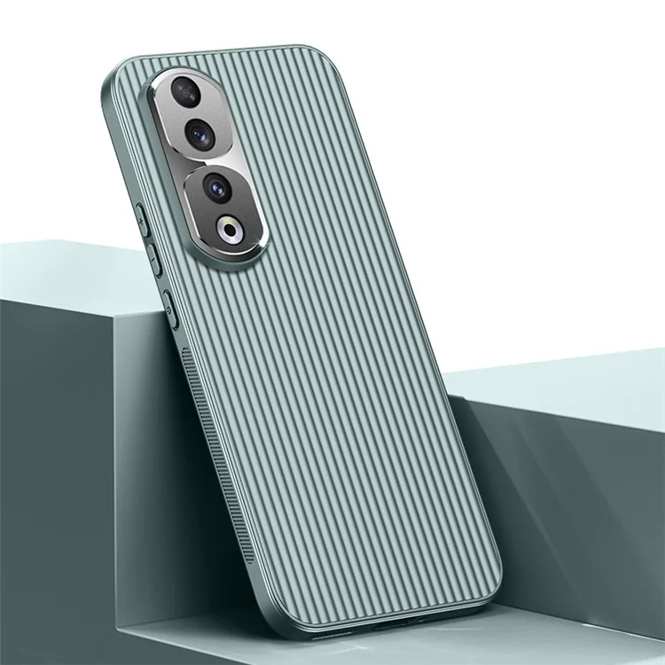 For Honor 90 PC+TPU Handyhülle Anti-Kratzer Metalllinsenrahmen Handyhülle - Grün
