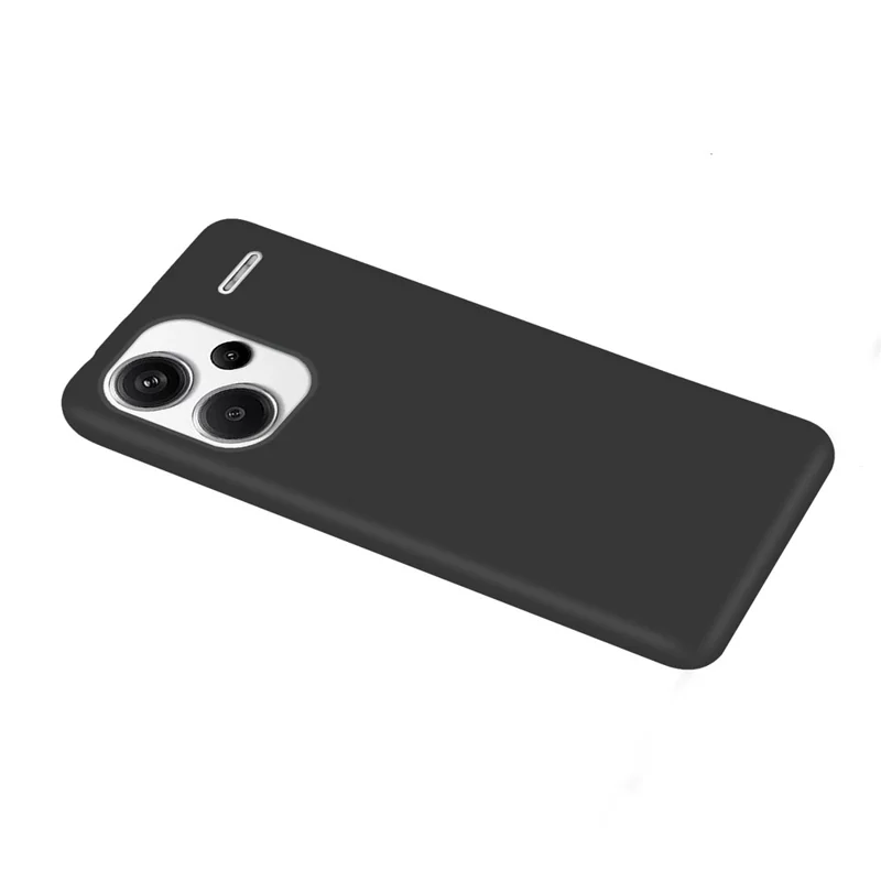 For Xiaomi Redmi Note 13 Pro+ 5G Phone Shell Matte TPU Cell Phone Protective Cover - Black
