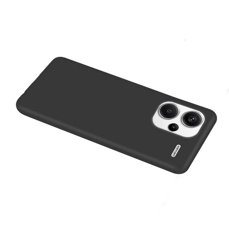 For Xiaomi Redmi Note 13 Pro+ 5G Phone Shell Matte TPU Cell Phone Protective Cover - Black