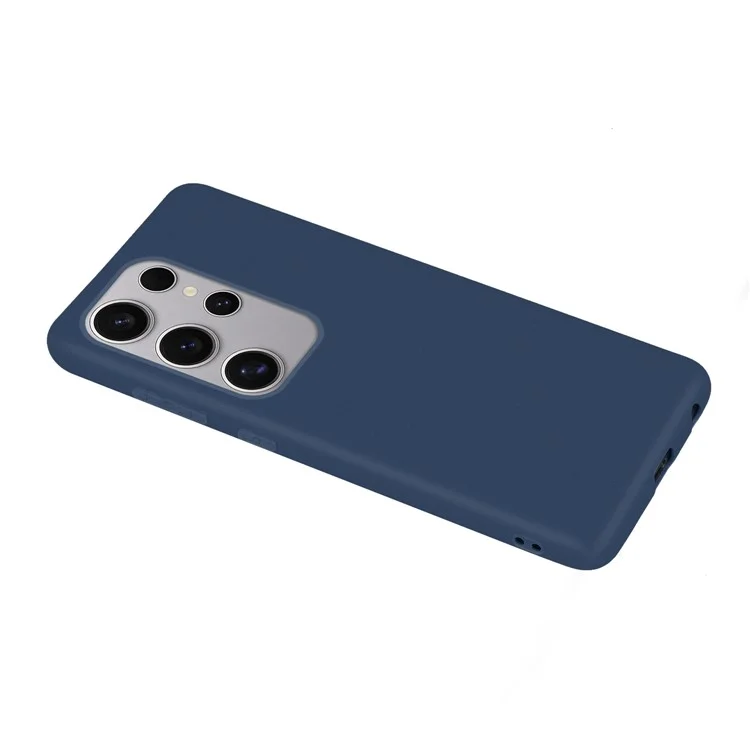 TPU Case for Samsung Galaxy S24 Ultra Anti-fingerprint Matte Cell Phone Back Cover - Sapphire