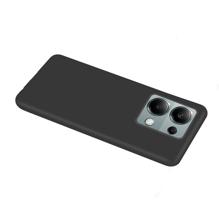Pour Xiaomi Redmi Note 13 Pro 4G / Poco M6 Pro 4G Anti-fingerprint TPU Case Matte Cell Phone Cover - Noir