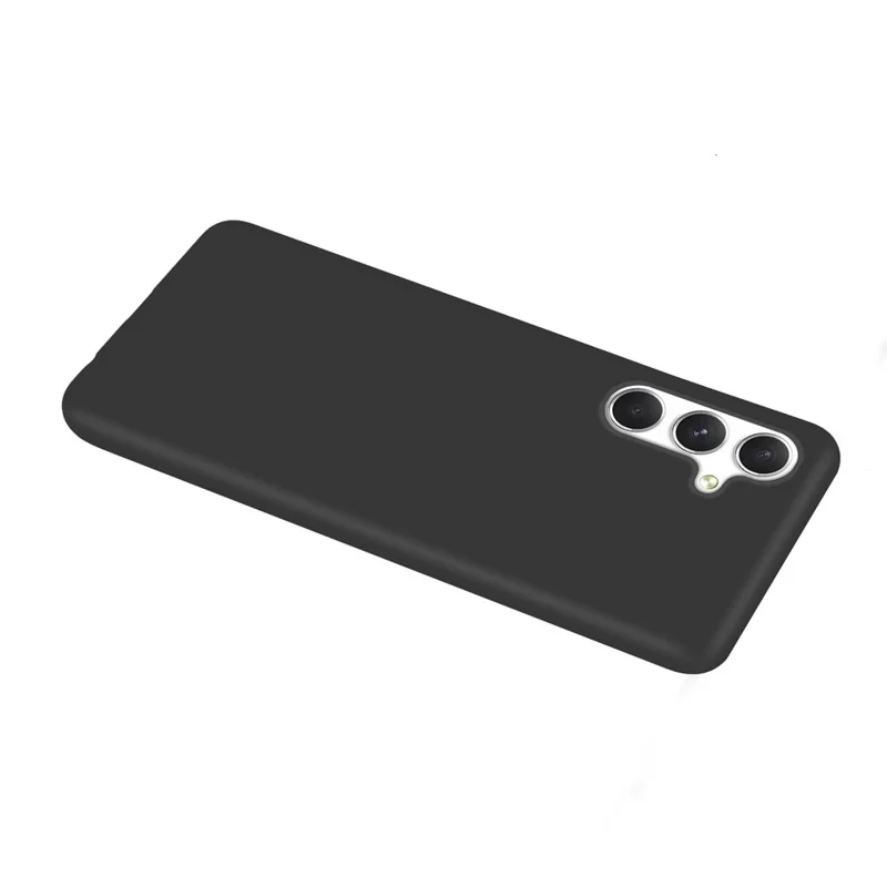 For Samsung Galaxy A25 5G (Global) (161.0 x 76.5 x 8.3mm) Case Solid Color Matte TPU Anti-drop Cover - Black