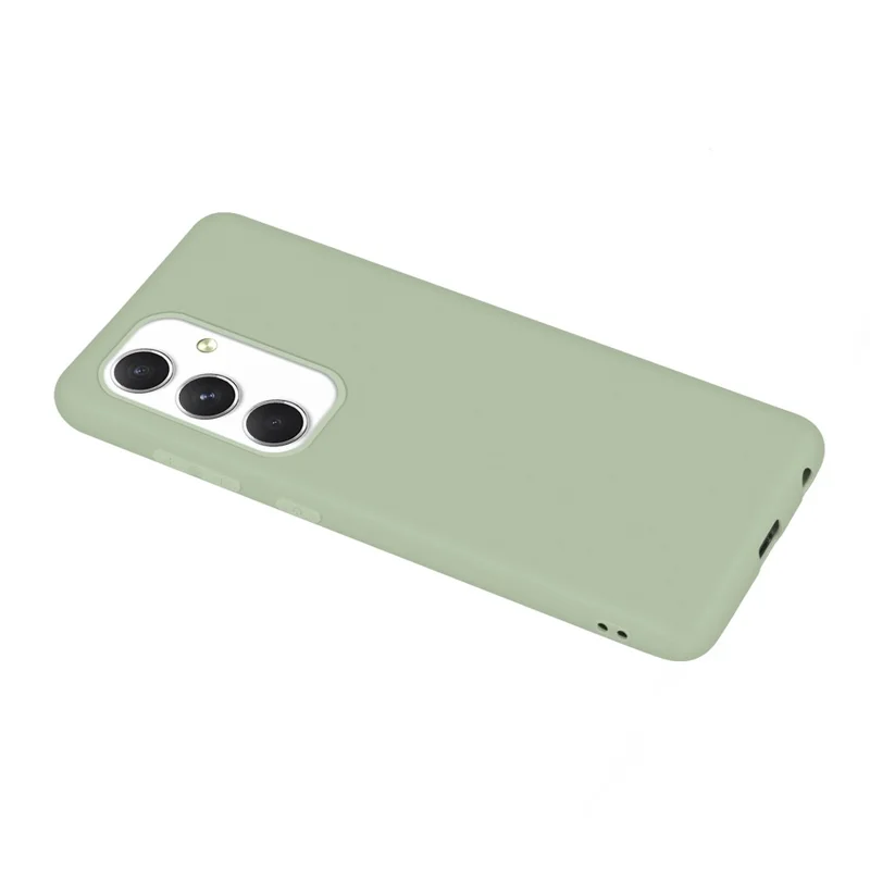 For Samsung Galaxy S24 Shockproof TPU Case Matte Cell Phone Cover - Matcha Green