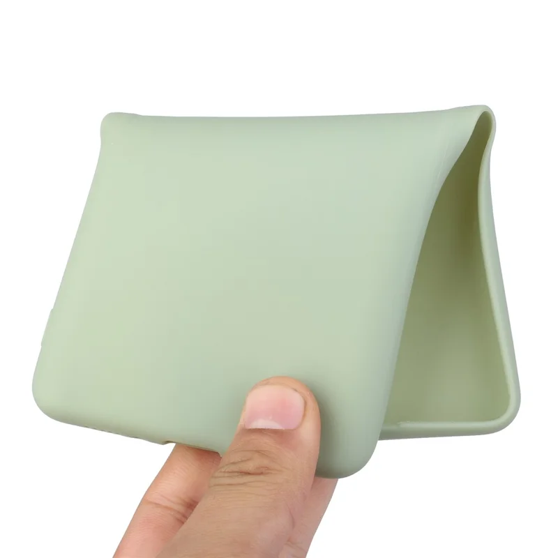 For Samsung Galaxy S24 Shockproof TPU Case Matte Cell Phone Cover - Matcha Green