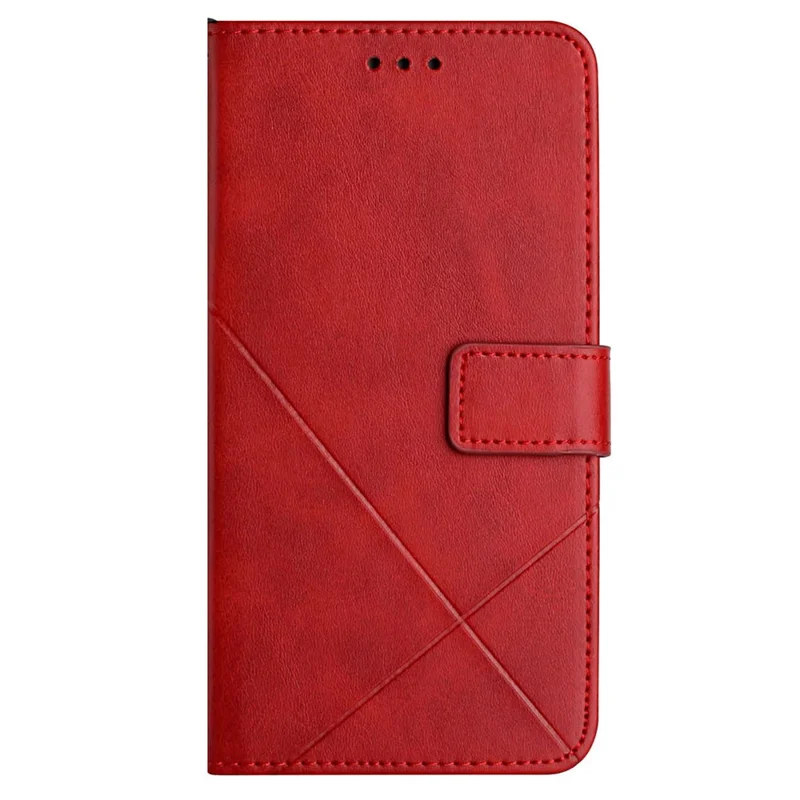 For Xiaomi Redmi Note 13 Pro 5G / Poco X6 5G Leather Case Wallet Stand Flip Phone Cover - Red