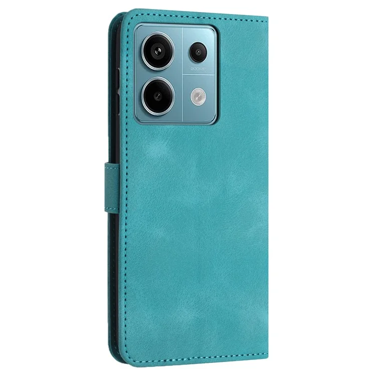 Para Xiaomi Redmi Note 13 Pro 5G / Poco X6 5G Capa Carteira Toque na pele Couro PU Flip Phone Cover - Verde