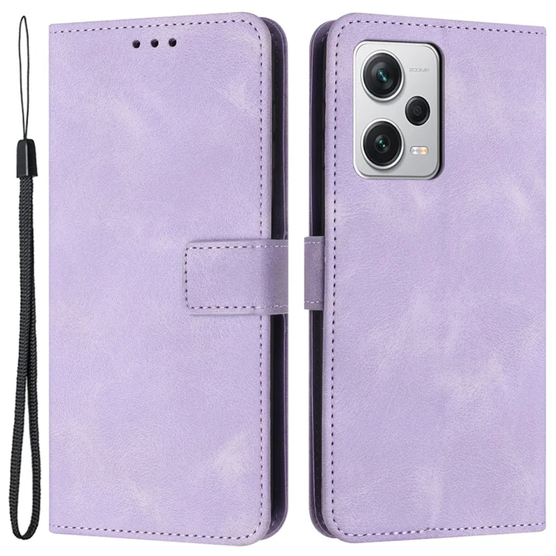 Per Xiaomi Redmi Note 12 5G (Cina) / (India) / (Globale) / Poco X5 5G Custodia Pelle touch-skin - Viola