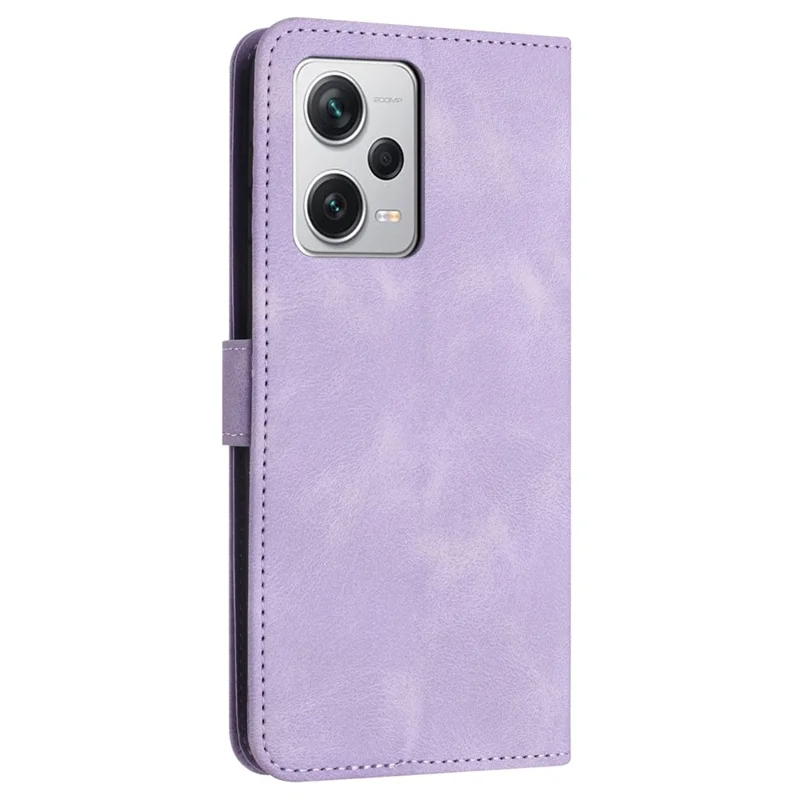 Per Xiaomi Redmi Note 12 5G (Cina) / (India) / (Globale) / Poco X5 5G Custodia Pelle touch-skin - Viola