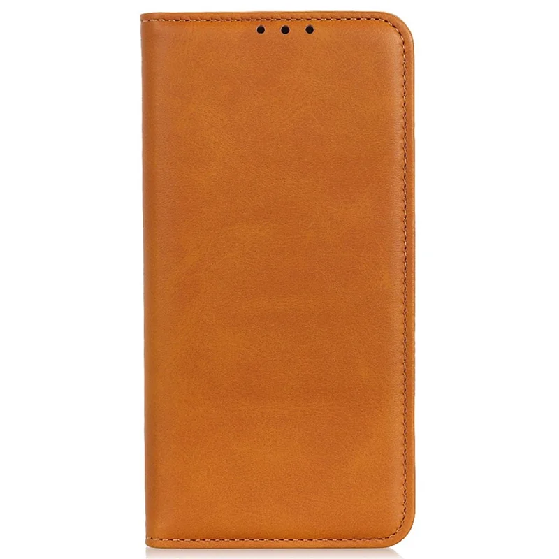For OnePlus Nord CE4 5G Case Split Leather Magnetic Adsorption Flip Phone Cover - Brown